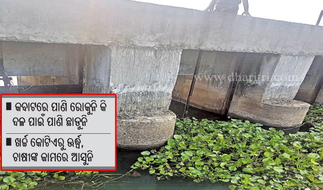 DharitriLive1's tweet photo. ଲୋକଙ୍କ ଦୁଃଖ ପାଲଟିଛି ଅଶୃଙ୍ଖଳା ସ୍ଲୁଇସ୍‌ ଗେଟ୍‌

ଜଳ ନିଷ୍କାସନ ପାଇଁ ସ୍ଲୁଇସ୍‌ ଗେଟ୍‌ ଉପରକୁ ଟେକିଲେ ପାଣିକୁ ଦଳ ରୋକୁଛି। ଜଳସେଚନ ପାଇଁ ଗେଟ୍‌ ତଳକୁ କଲେ କବାଟର ଉପର ଭାଗ ଅଞ୍ଚଳରେ ଜଳକୁ ରୋକି ହେଉନି। 

https://t.co/oh8EPFXASC     #SluiceGate #Marsaghai #Kendrapara https://t.co/NXf5yHhSli
