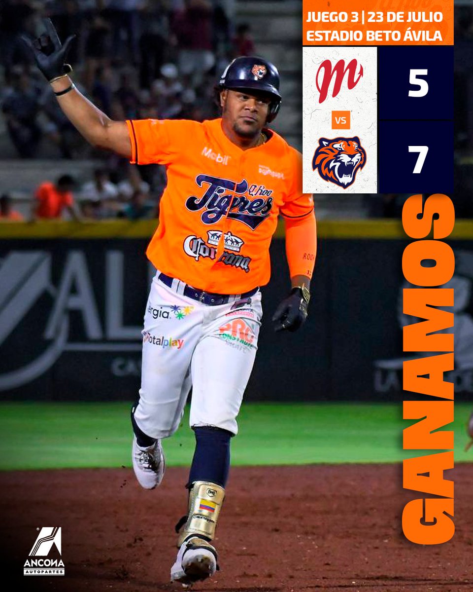 ESTA NOCHE GANARON LOS TIGRES 🧹🧹🧹

La serie completa es nuestra  🐯🤩 #TodosSomosTigres