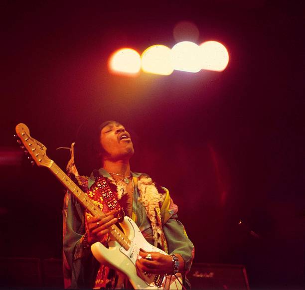 Jimi Hendrix at the Royal Albert Hall, 1969. Photo by David Redfern.