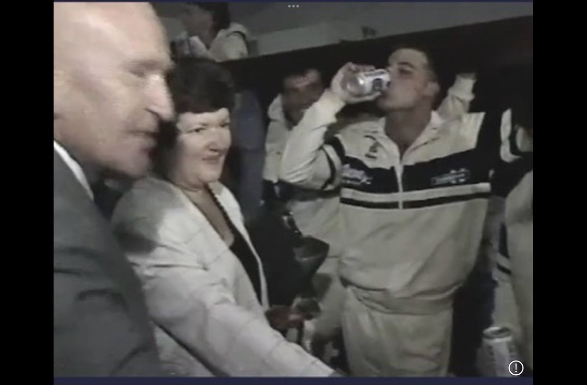 RedbackJim's tweet photo. @ChuckBerry1969 having a froth in his Victorian Kleenex cricket jacket. #RetroGold https://t.co/DWS0pAZovq