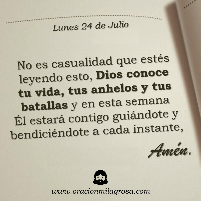 oracion_milagro's tweet photo. Oración para el lunes 24 de julio de 2023: https://t.co/EXU5wcL4bF