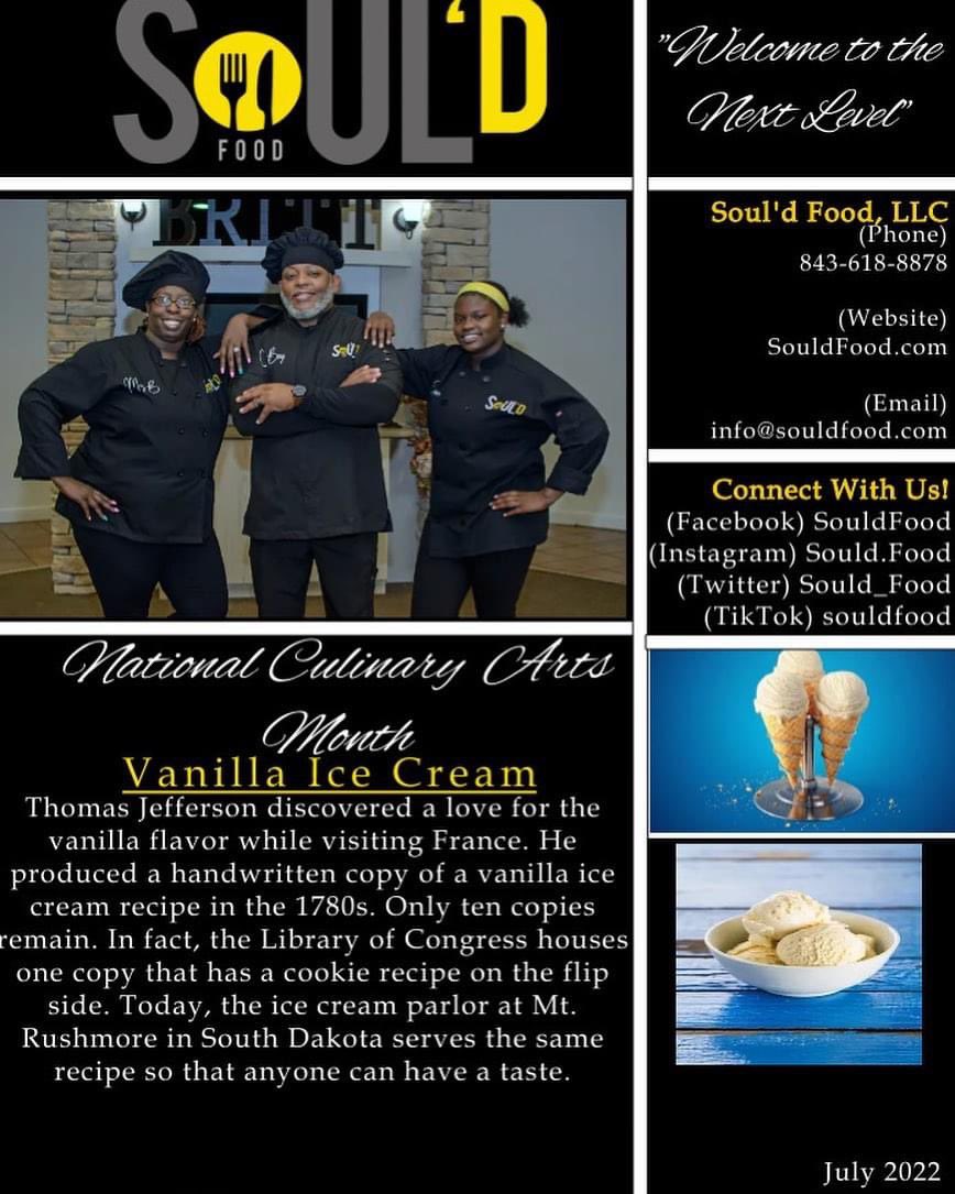 Sould_Food's tweet photo. #NationalVanillaIceCreamDay 🍦
#July23rd💛
#NationalCulinaryArtsMonth
#blackownedbusiness #nextlevelcooking #foodporn #cheflife #bookus #souldfood https://t.co/Mu6cuqCsX0