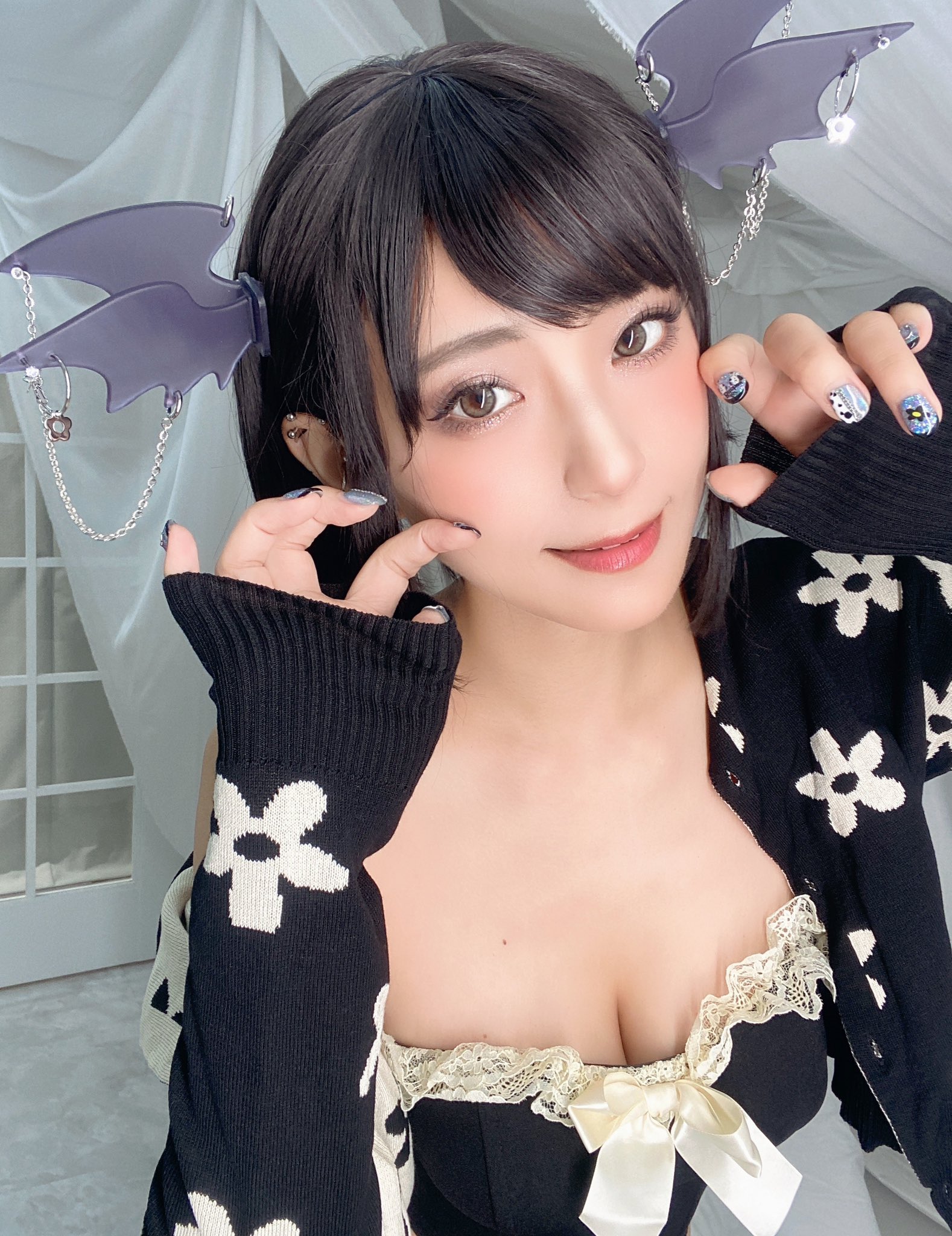 つんつんさま♡ セール】 にじみフラワープリントチュニック （チュニック