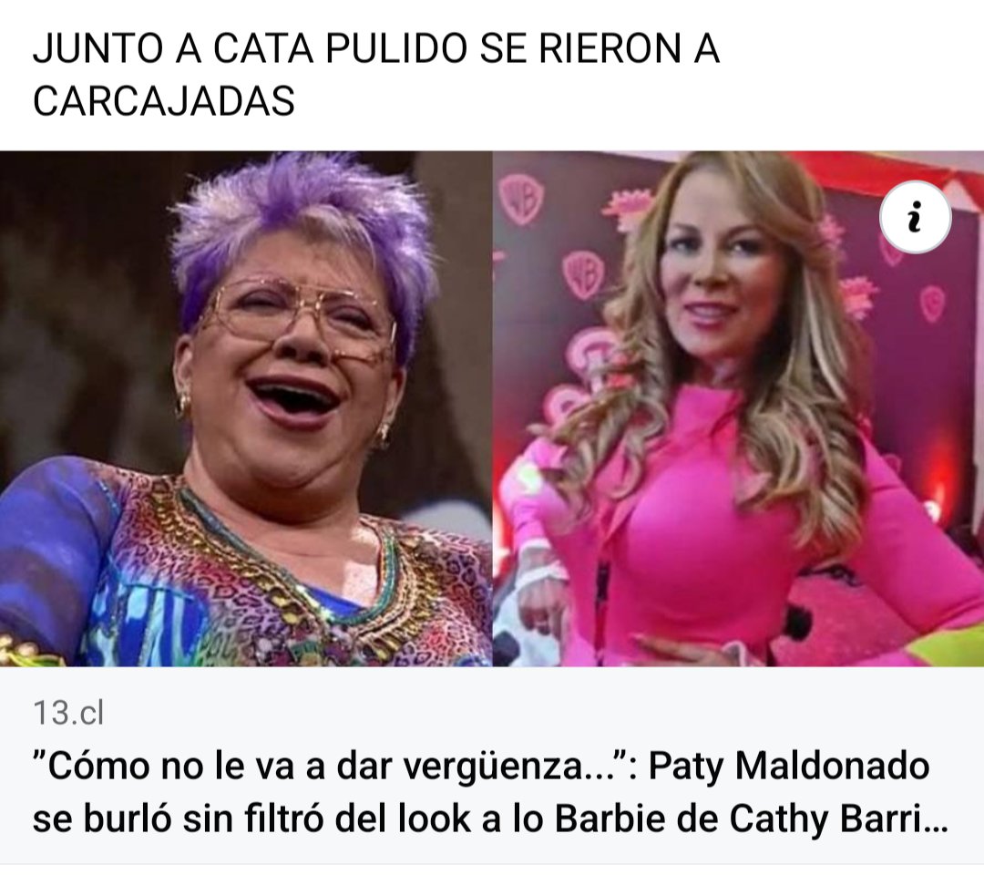 PrinGavrilo's tweet image. Es tan weona que hasta las viejas vinagres de su sector se ríen de ella

#Robotina #KatyBarriga