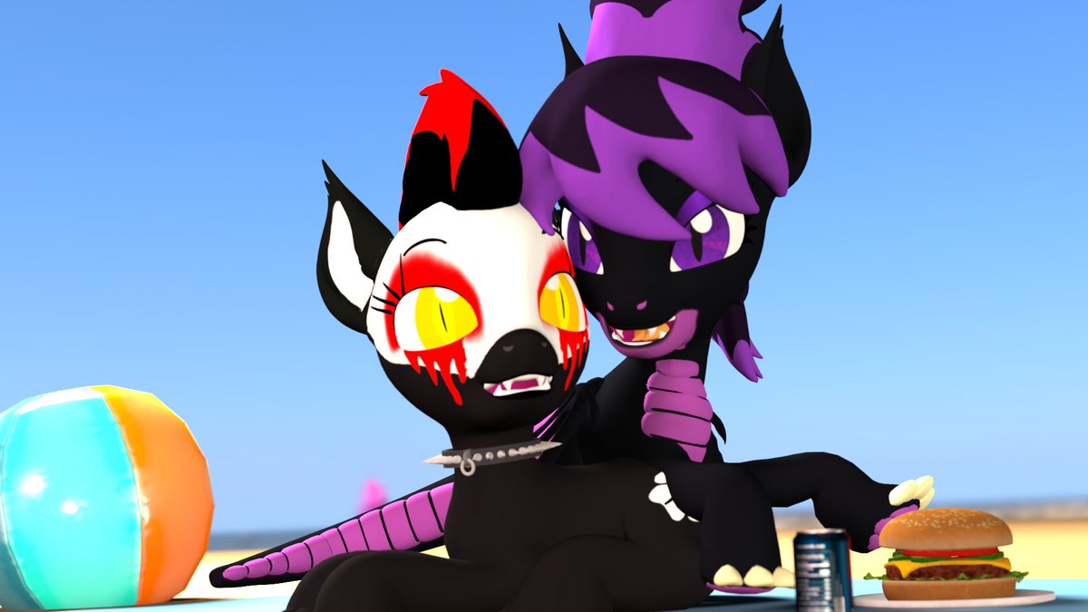 FallenPonies's tweet image. best friends at the beach ❤️⛱️
#S2FM #MLP #artwork