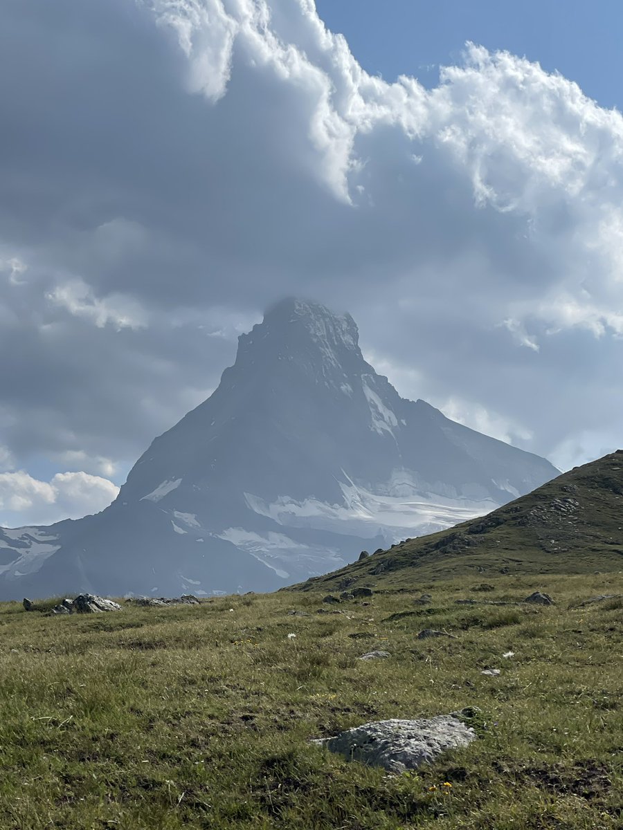 Wonderful to be back in the mountains again, this time beautiful #Zermatt #Switzerland. Staying 1961m up with so many challenging,  stunning hikes - the one I’m looking forward to most takes me to the base of the magical, majestical and sometimes moody #Matterhorn 🏔️🥾😀