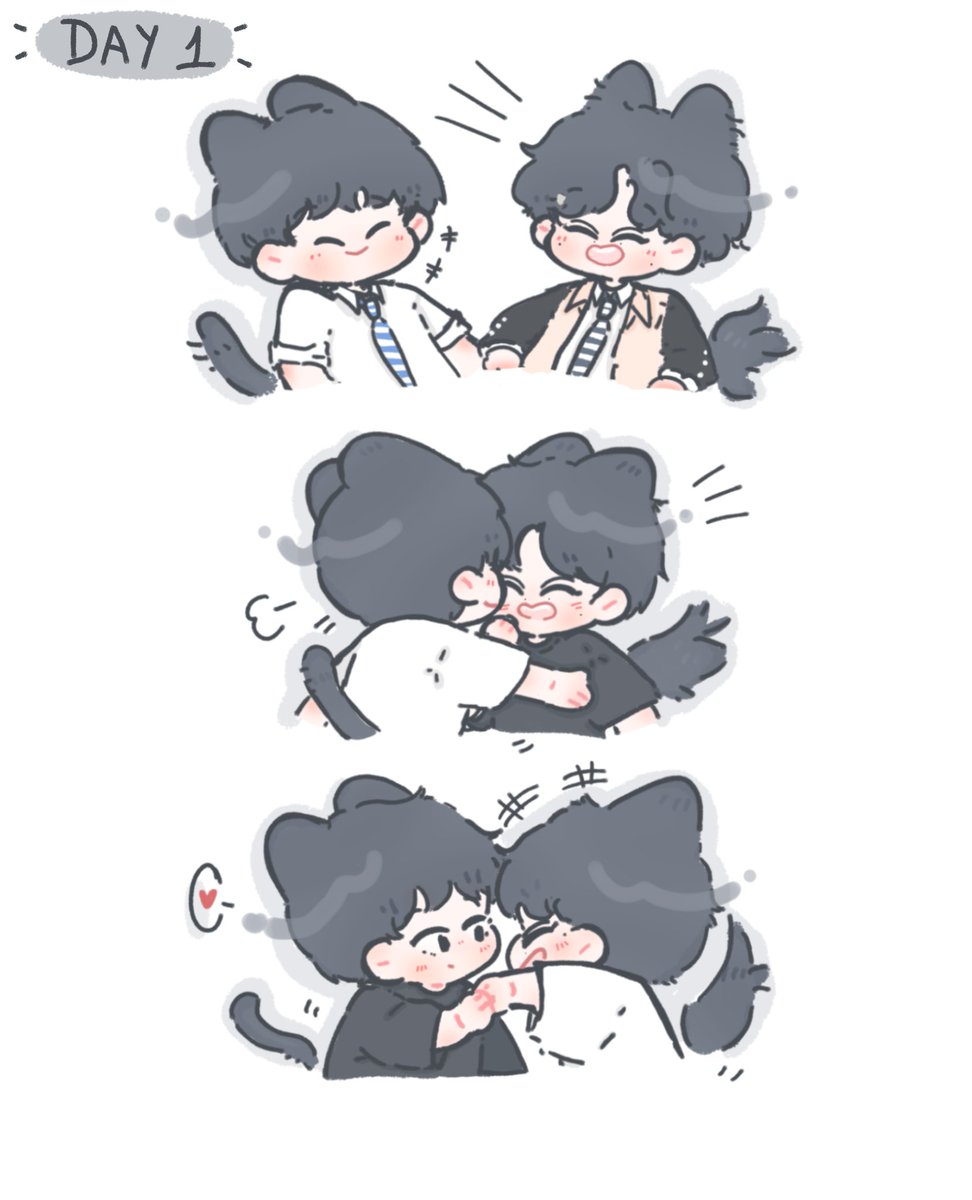 Findingnvl's tweet image. wonhui,
love in Seoul,, 
🐱💖🐱