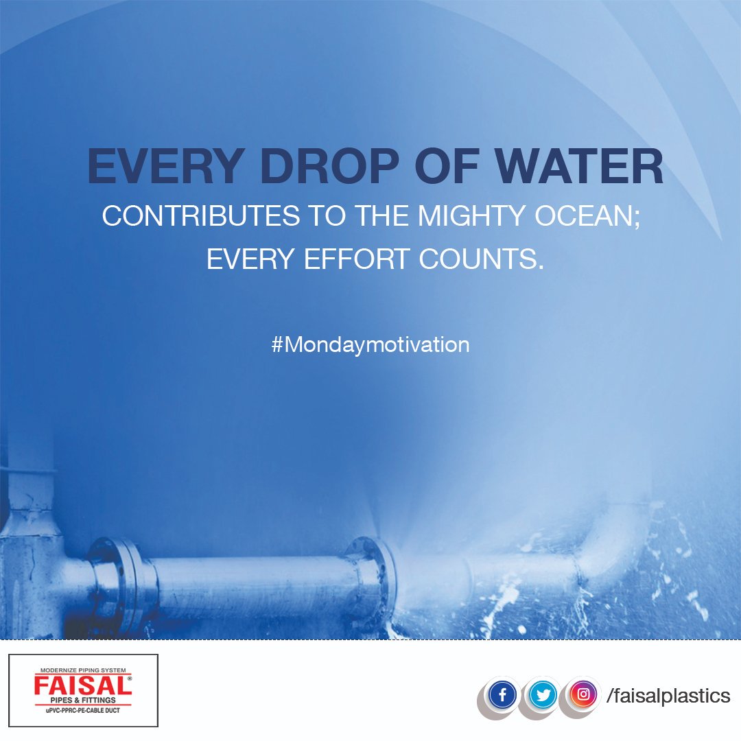 FaisalPlastics's tweet photo. Your actions matter more than you know. Let's make this Monday a day of positivity!
#MondayMotivation #motivation #mondayvibes #newweekgoals #success #goals #faisalplastics https://t.co/RXiZyfgA6Q