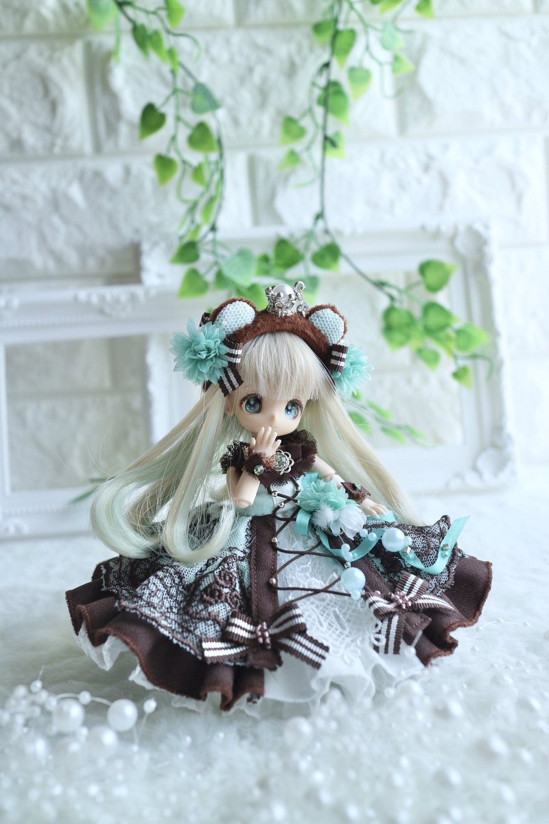 dooooooolls's tweet photo. チョコミントくまちゃんもお揃い🧸 https://t.co/xzytuMAjEF