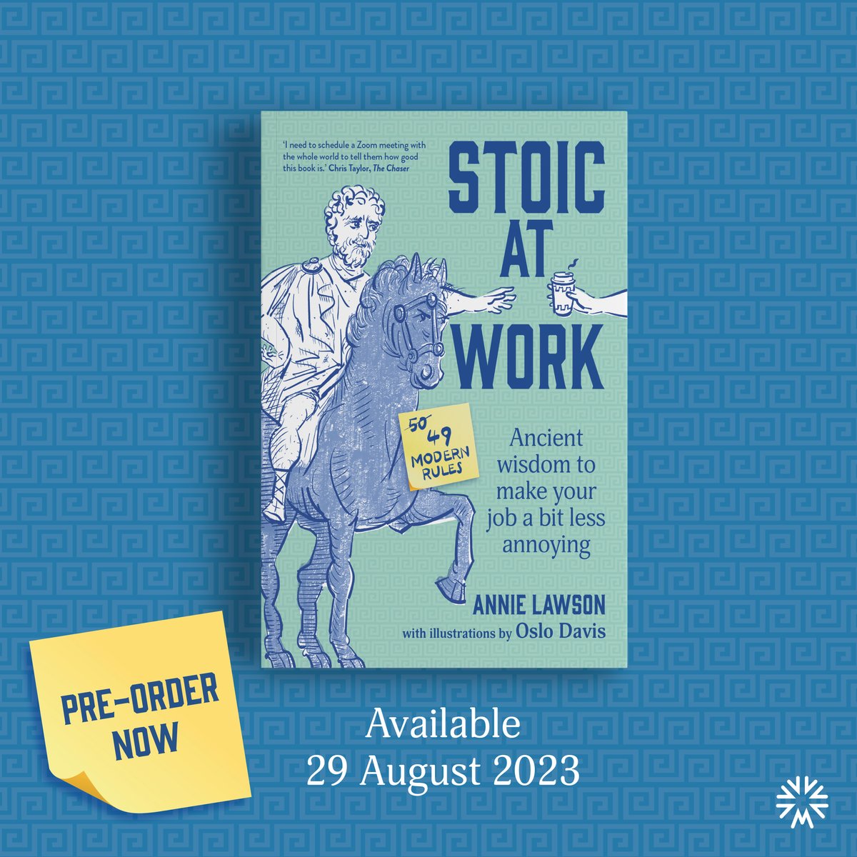 Ancient wisdom to make your job a bit less annoying

Stoic at Work offers 49 modern rules that invoke ancient wisdom to help anyone with a job manage the mind games, the meltdowns and the disturbing reality that we must work until we die.

Pre-order now! 📚

#stoicquotes #9to5