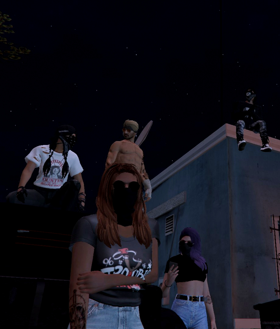 KCPatefield's tweet photo. I've been having so much fun in #CorruptRP that I hadn't realized that its been two weeks already.  Can't wait to see what other fun adventures Ali goes on in this city.  Also, extremely happy to see familiar faces around town. https://t.co/CcrbU8Ixie