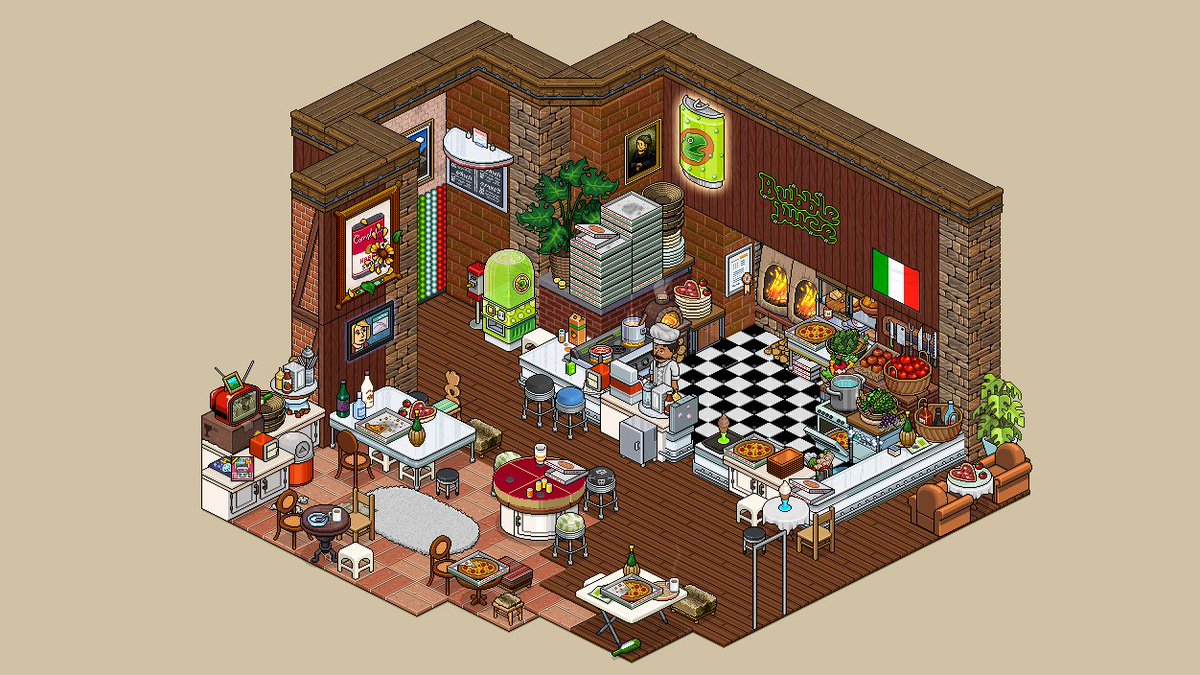 Benvenuto in Italia ! Mangiare la pizza ti renderà felice ! 🍕🇮🇹🤌

<a href="/Habbo/">Habbo</a> <a href="/HabboFR/">Habbo FR</a> <a href="/HabboItalia/">Habbo IT</a> #Habbo #HabboBuild #Habborooms