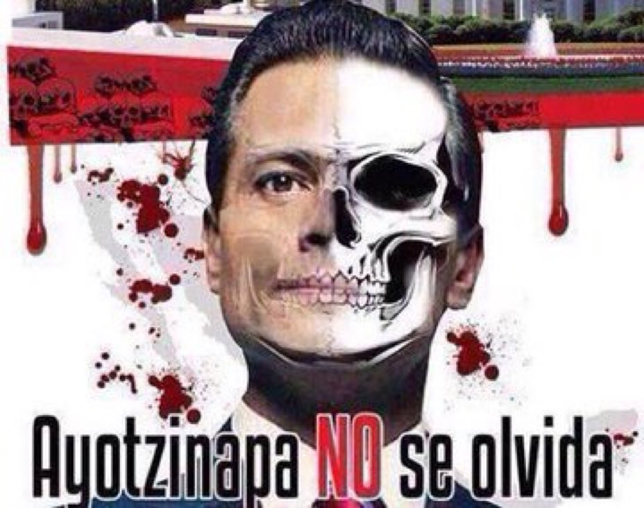 epigmenioibarra's tweet photo. JUSTICIA
VERDAD
MEMORIA
La desaparición de 43 normalistas en Iguala sintetizó la descomposición del régimen político mexicano: abuso de poder, narcoEstado, violación de derechos, encubrimiento, violencia extrema, corrupción, saqueo, impunidad, desigualdad
#AyotzinapaSiFueElEstado https://t.co/Hp34B8WWOK