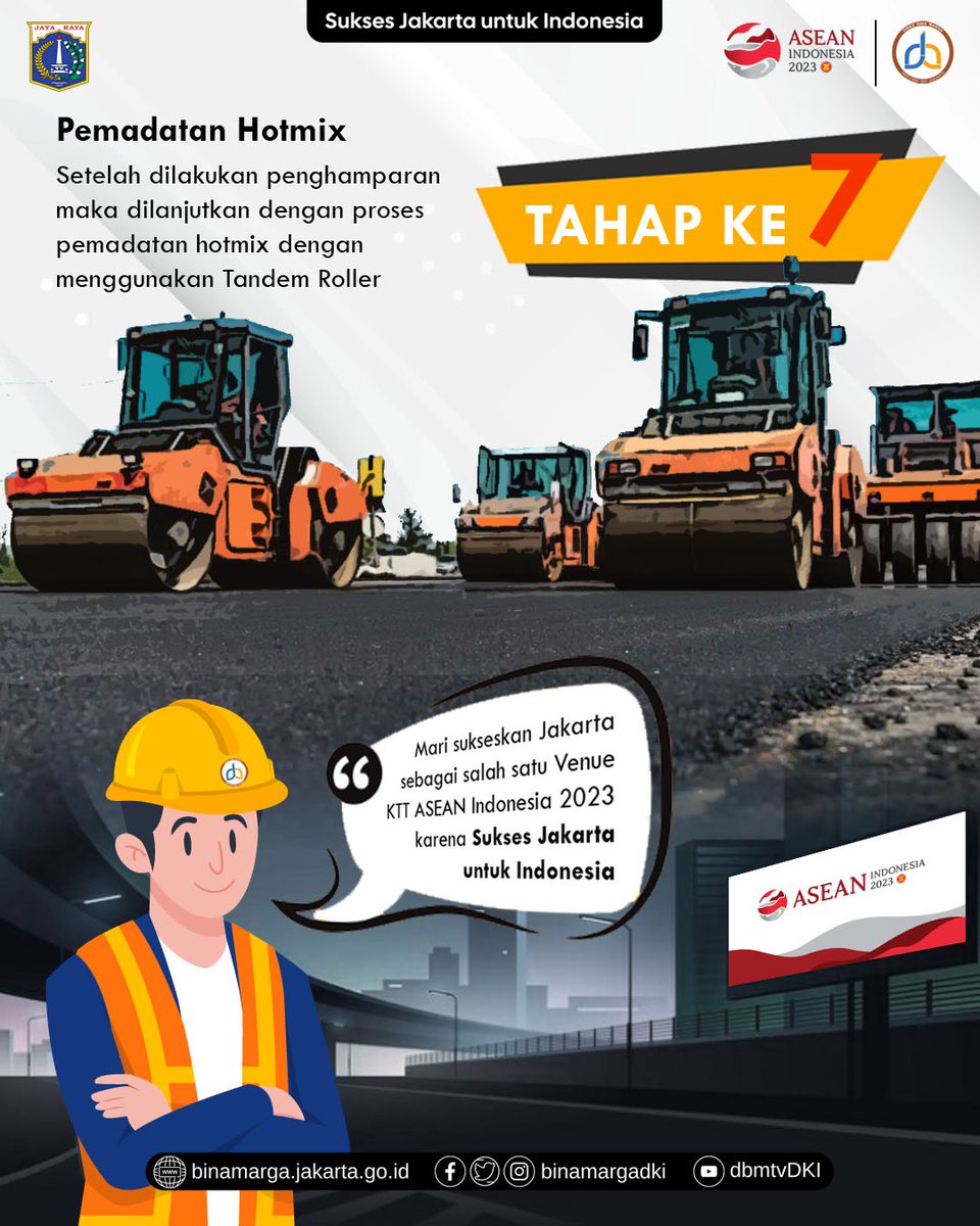 BinaMargaDKI's tweet photo. #SobatDBM, Mari simak infografis diatas untuk menambah wawasan kalian tentang bagaimana proses pemeliharaan jalan protokol di wilayah DKI Jakarta.
#JagaJakarta
#AseanIndonesia2023
#Aseanmatter https://t.co/uqf64hKL08