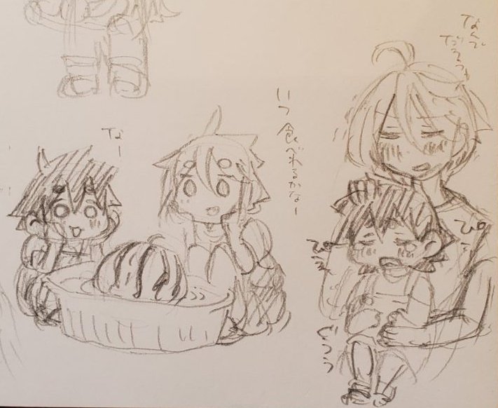 ベビ。すぐ描いちゃう