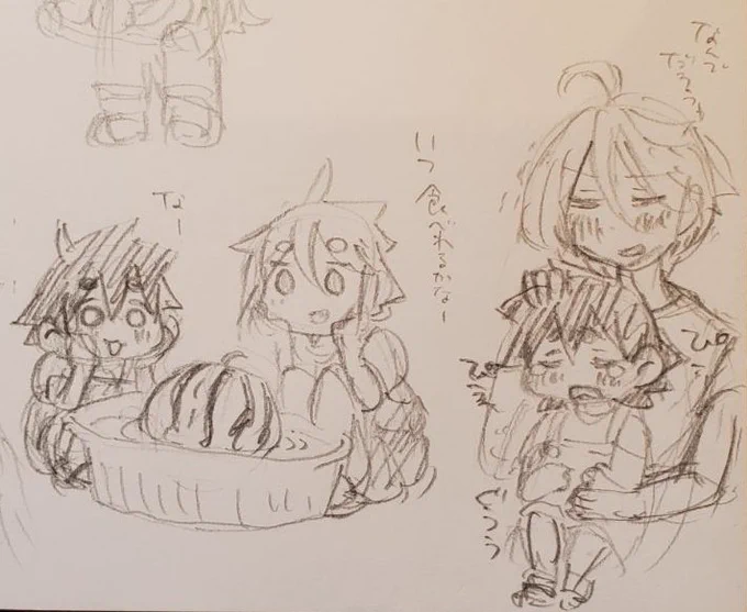 ベビ。すぐ描いちゃう