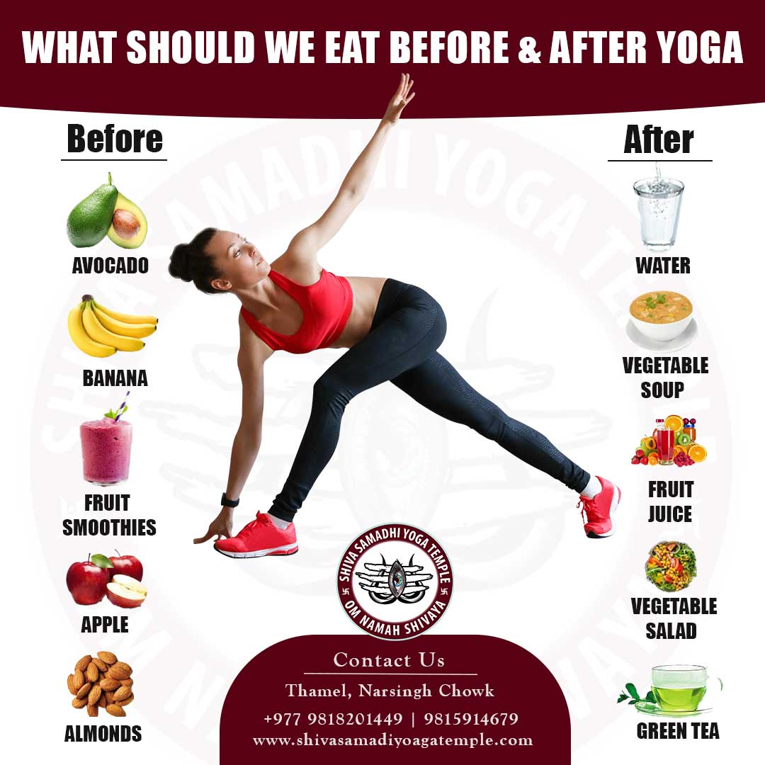 What's your go-to pre-yoga snack and  your favorite post-yoga meal? 🍲

Do remember us for yoga consultant. 🙏🧘‍♀️💮

#yoga #yogaeveryday #balancediet #preyoga #postyoga #shareyourthoughts #healthyliving