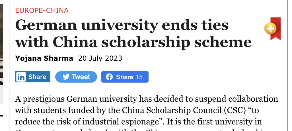 Jan Palmowski (@janpalmowski) on Twitter photo Decision by <a href="/UniFAU/">FAU Erlangen-Nbg</a>, one of German's strongest universities (esp. sciences, engineering) with close ties to industry: remarkable. <a href="/uniworldnews/">UniversityWorldNews</a> 👉bit.ly/3KbOi27 Decision by <a href="/UniFAU/">FAU Erlangen-Nbg</a>, one of German's strongest universities (esp. sciences, engineering) with close ties to industry: remarkable. <a href="/uniworldnews/">UniversityWorldNews</a> 👉bit.ly/3KbOi27