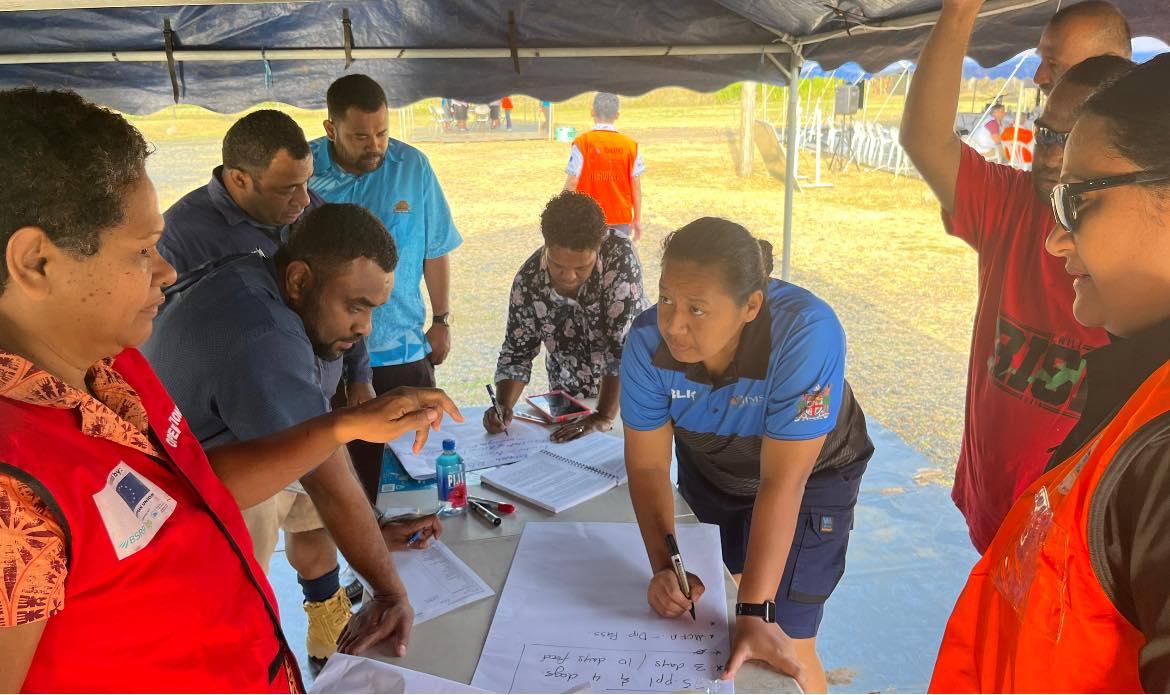 Congratulations @FijiNDMO &amp;partners for establishing the National Emergency Response Team #NERT, a first for #Fiji. Disasters pose greater risk to women &amp; girls in all their diversity, people with disabilities etc, and the NERT will help reduce the risk &amp; impact of disasters.