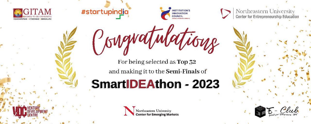 IC_MAHE's tweet photo. Congratulations Team Vira for getting selected in top 32 teams!!!
We are proud of you!!!! https://t.co/89j629EYG8