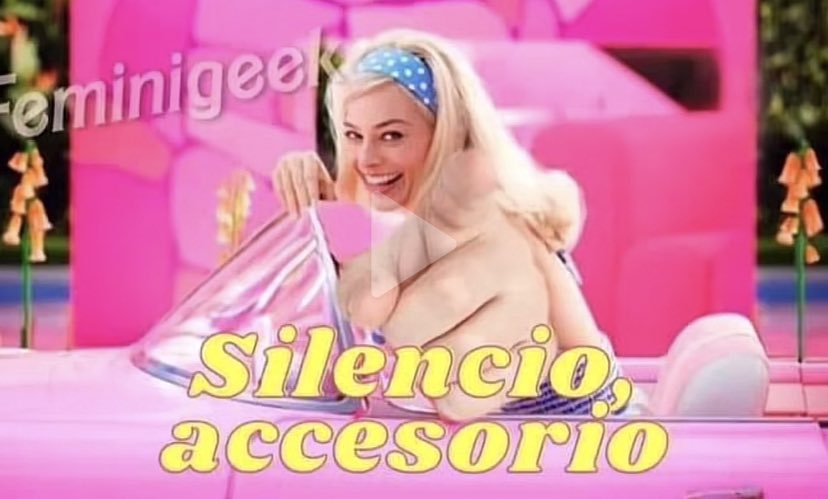 Mi humilde reacción cada vez que un hombre critica la película de Barbie