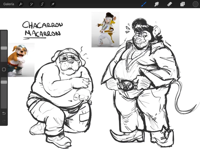 I Drew this in stream , the chacarrones macarrones del factor XS ,  I THINK the elvis rat it's really HOT 🥵🥵🥵