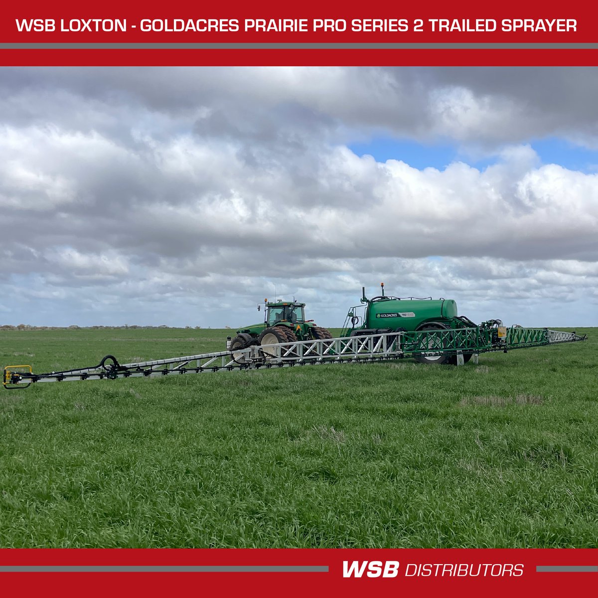 Goldacres Prairie Pro Series 2 Trailed Sprayer – 10,000L 48m Boom install for Michael Lange in Woodleigh.

#GoldAcresTrailSprayer #AdvancedSprayerTech 
#PrecisionSpraying
#EfficientAgTech #SpraySmartly #AgriculturalTech 
#OptimizedSpraying
#SmartFarmEquipment #EfficientCropCare