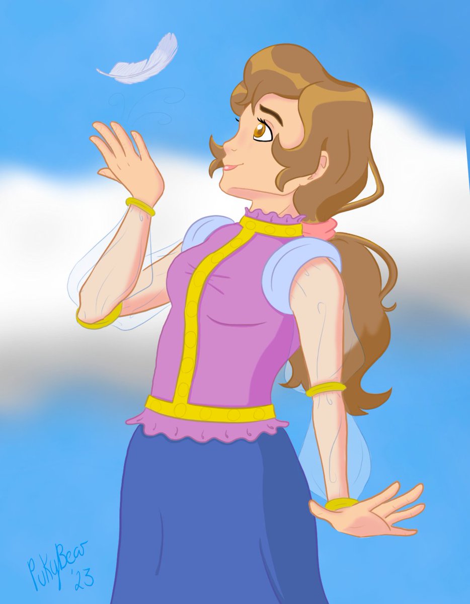 XTapiaG's tweet photo. I don't usually upload drawins of my fan apprentice in here, but I'm proud of this one. I hate art-blocks, but I love drawing Miena. #thearcana #arcana #fanapprentice https://t.co/ASJHyBfkMw