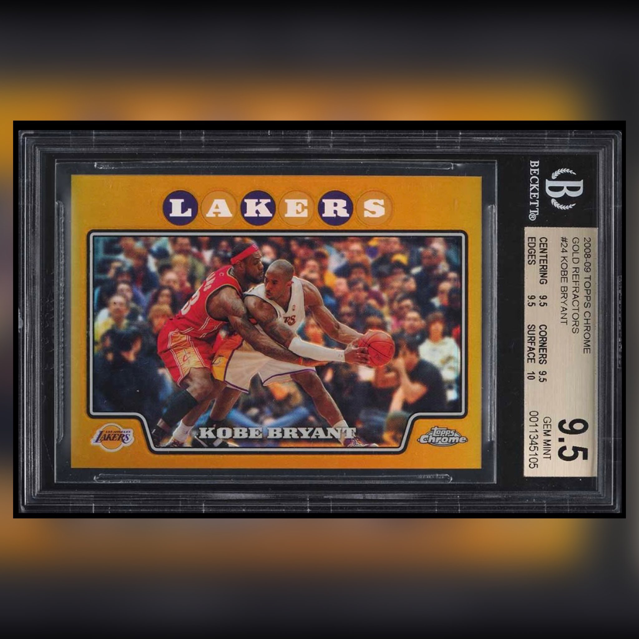topps chrome lebron&kobe 篭もり