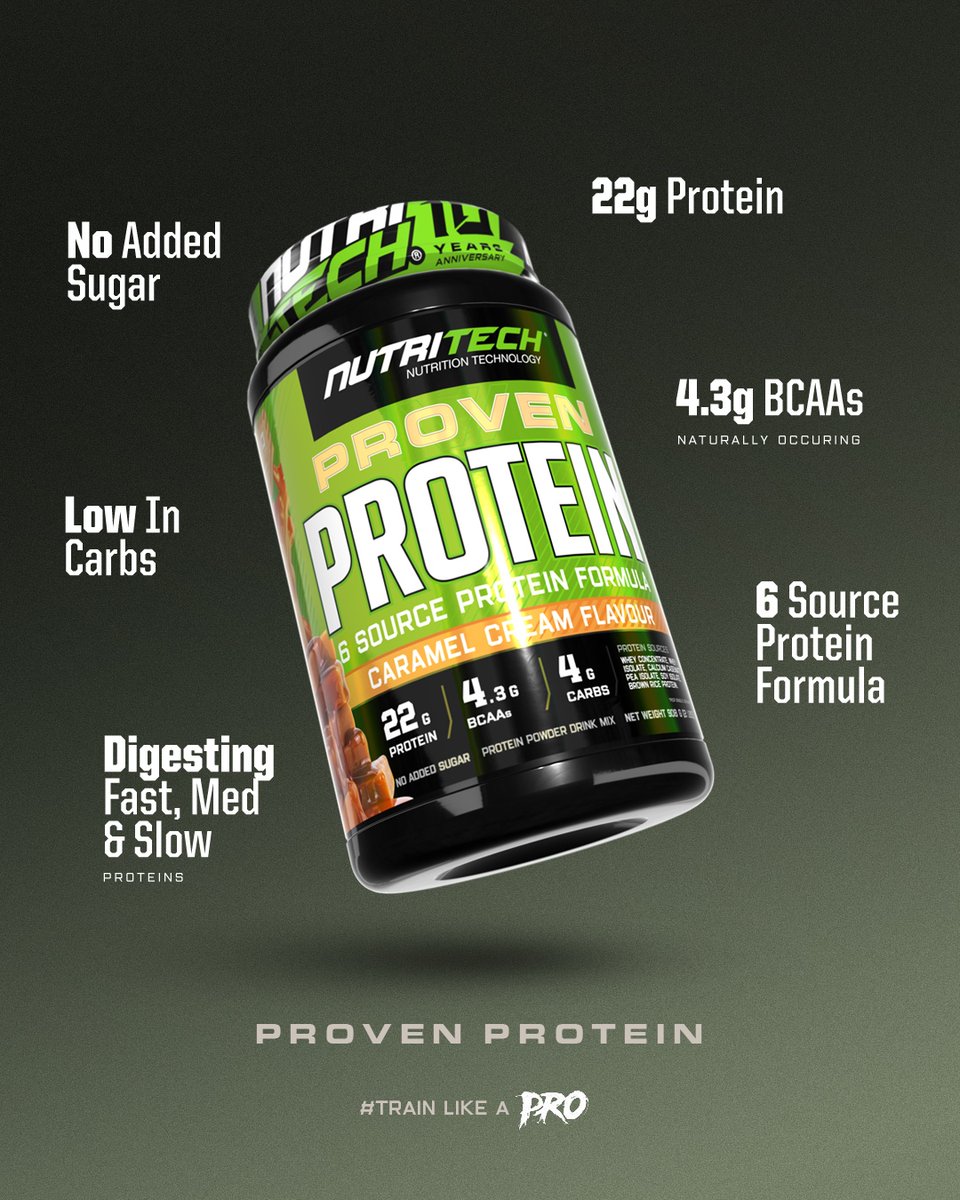 NUTRITECHFIT's tweet photo. The new standard!
Our 6 source protein blend, free from gluten, fillers, BCAA spiking and banned substances. Trusted by professional athletes and sportspeople.
Shop online now 📲
#NutriTech #ProvenProtein https://t.co/yBhSKSyPWh