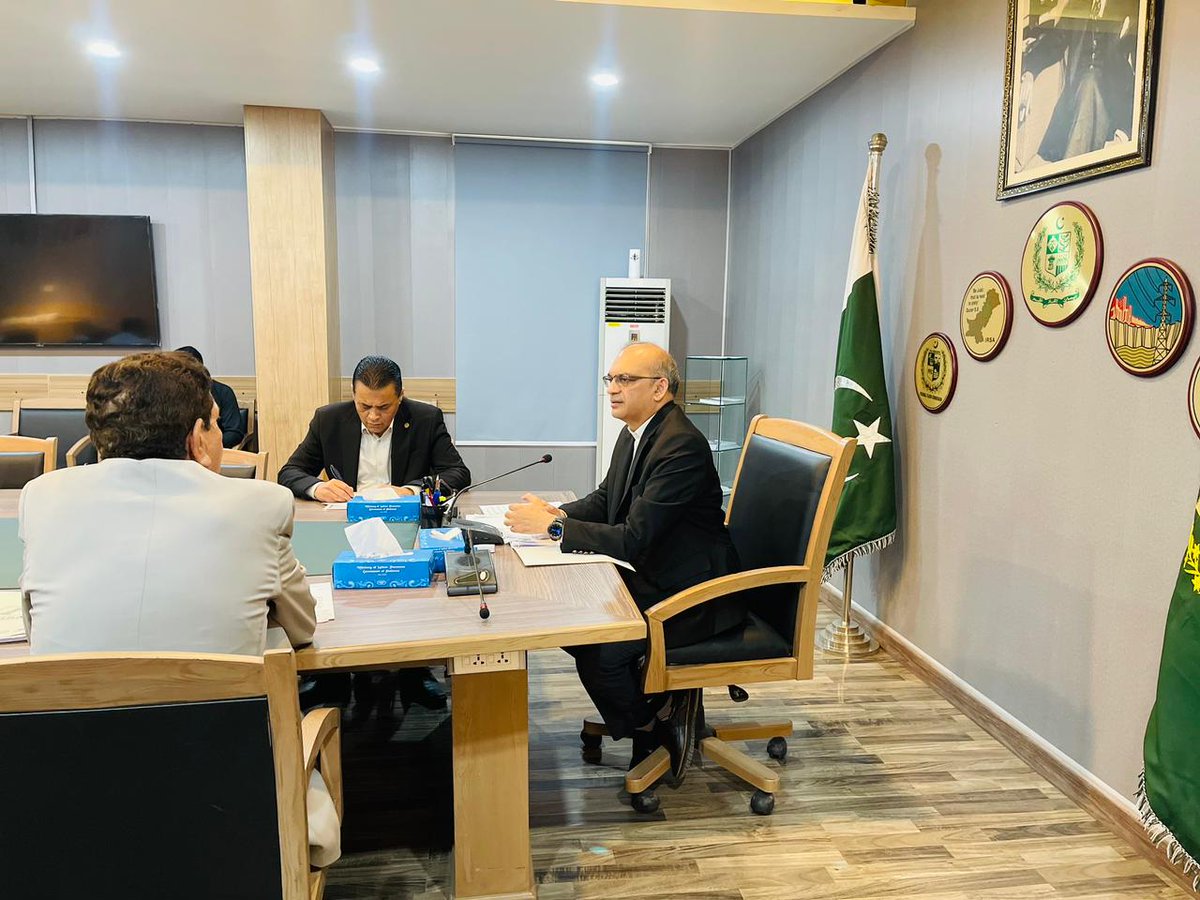 Secretary, Water Resources chaired a meeting on "BAN ON SINGLE USE PLASTIC” on 20-07-23. Relevant officials of Ministry, WAPDA, IRSA, PCRWR, FFC and PCIW were present in the meeting. Key decisions were taken to implement the Cabinet directions in letter and spirit.