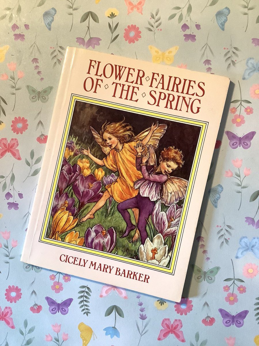 WatsonsVintage's tweet photo. ONLY £12 in our Vintage Emporium!!! https://t.co/BeDSMEnyE5 A 1987 Copy of Flower Fairies of the Spring by Cicely Mary Barker. A WONDERFUL book gift for a Fairy Lover as the illustrations in this book are simply magical. #VintageBook #FairyIllustrations #SpringFairies #PoetryBook https://t.co/oIRPy5qQDf