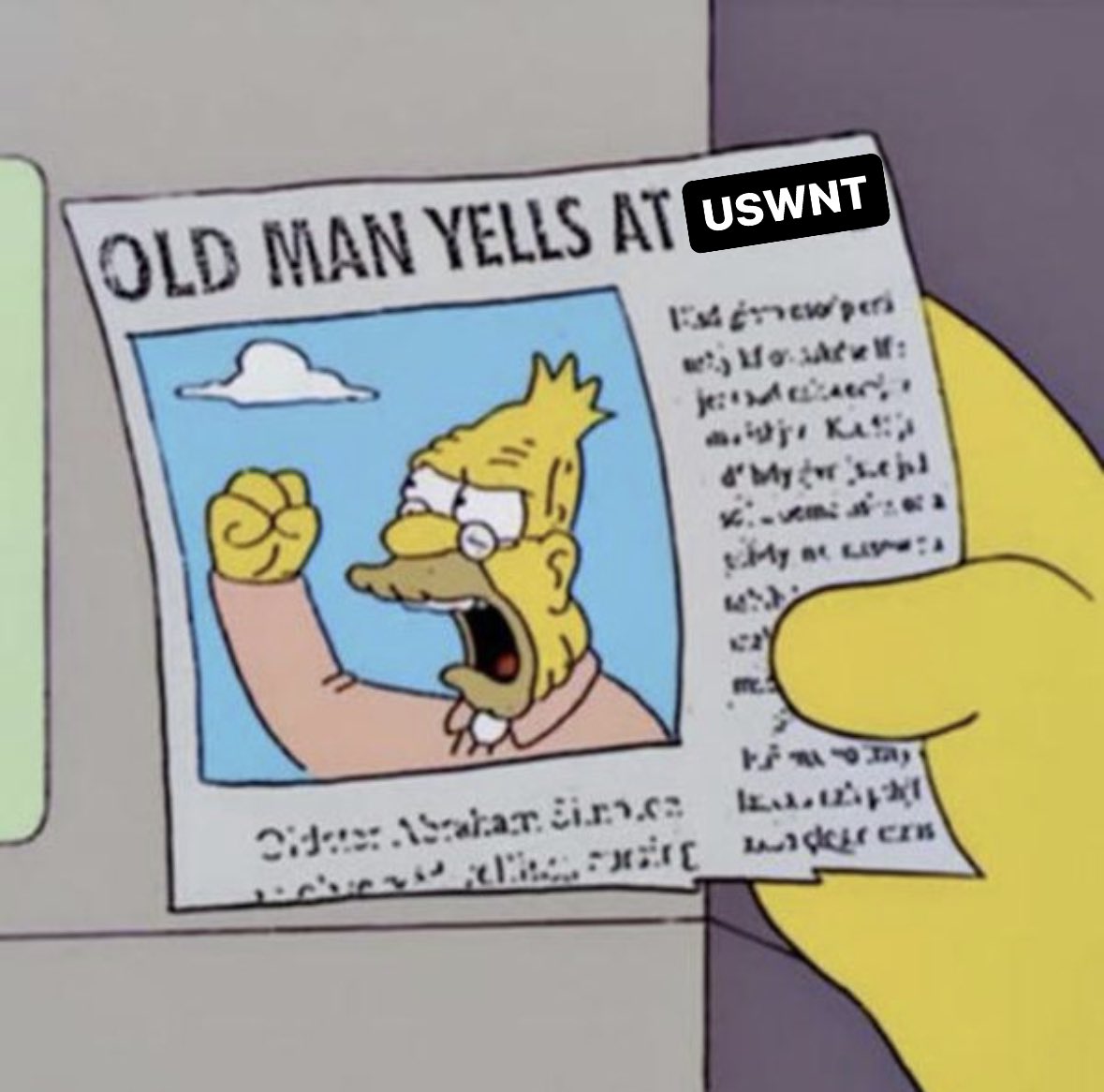 USWNT: *breathes*

Conservatives: