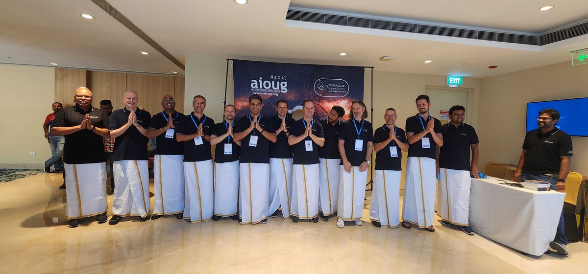 dbvisit's tweet image. Reflecting on an incredible day one &amp;amp; two at #AIOUG OCYatra 2023! 🎉 Our Head of Customer Services, Vijay, delivered a fantastic presentation on unlocking the hidden potential of an Oracle SE standby database. 

#OracleSE #AIOUG2023 #DayOneRecap