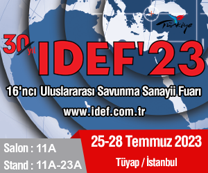 We will be exhibiting at IDEF 2023 in Istanbul. All visitors are welcome to our booth at Hall 11A/23A! 

İstanbul'da düzenlenen IDEF 2023'e katılıyoruz. Tüm ziyaretçilerimizi Salon 11A/23A'daki standımıza bekliyoruz!