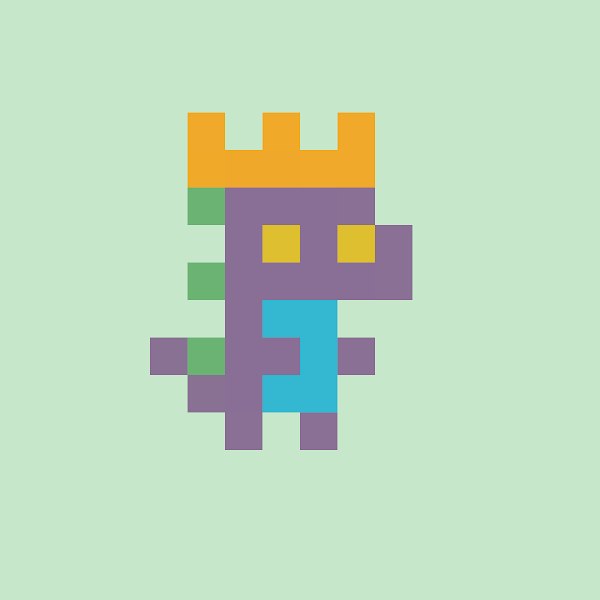MyCryptofic's tweet photo. King Rawr stills rule the Cryptowallet Kingdom. Despite being invades several times, walls and bridges burned down, soldiers abducted and killed, he still stands strong. #TinyDino #rawr @tinydinosnft https://t.co/szKWKeS6LL