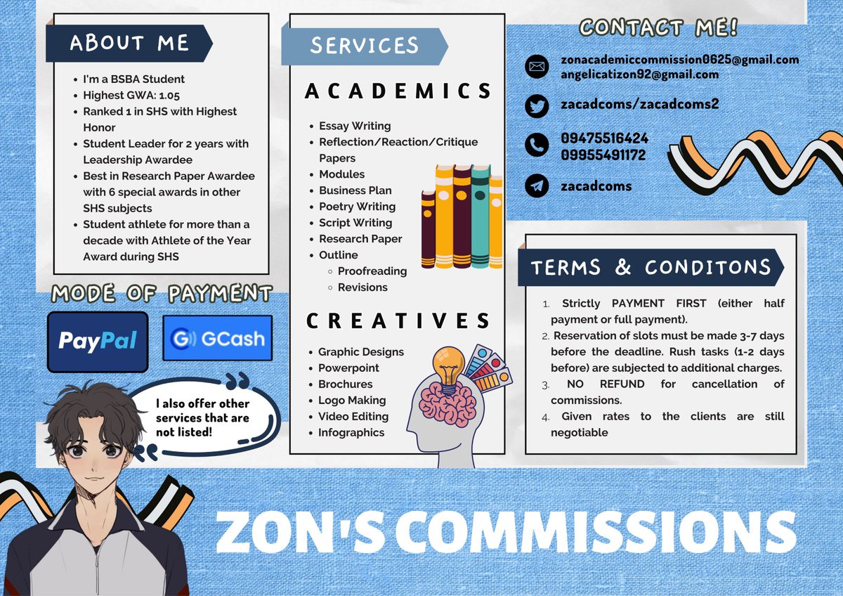 acadsbynexora_'s tweet photo. 🏷️ Academic Commission: Open  

We are now offering academic help &amp; services!  

For further details, pop thru in my dm. https://t.co/kFEdTUfyOS