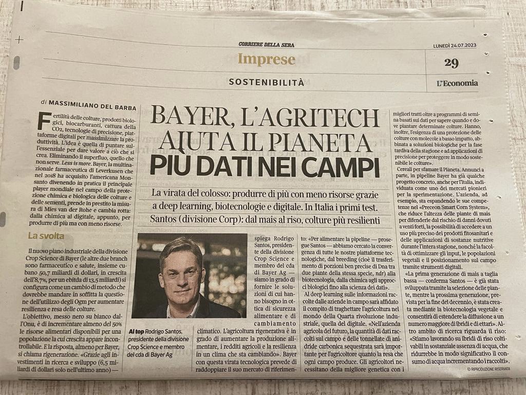 Bayer Italia tweet media
