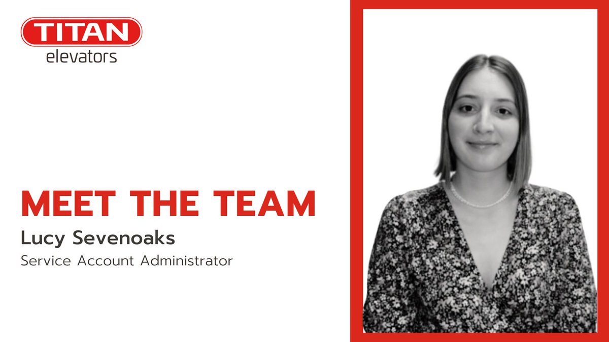 On today's meet the team we have Service Account Administrator Lucy 😁

#titanelevators
#meettheteam
#serviceaccountadministrator