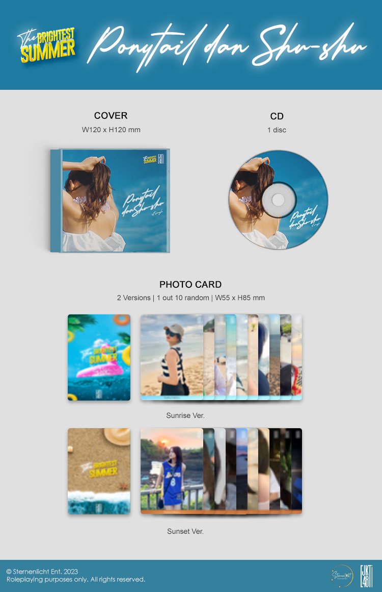 ️ ️️
📷 𝗶𝗻𝘀𝘁𝗮𝗴𝗿𝗮𝗺 𝘂𝗽𝗱𝗮𝘁𝗲

𝗱𝗱𝗮𝗲𝗿𝗶𝗼𝘂𝘀 the wait is over and finally newest album from <a href="/OfficiaIJKTi48/">JKTi48</a> is here! Bertajuk The Brightest Summer, JKTi48 siap mendinginkan musim panas kalian melalui lagu-lagu terbaru mereka lewat album ini. 
️ ️️