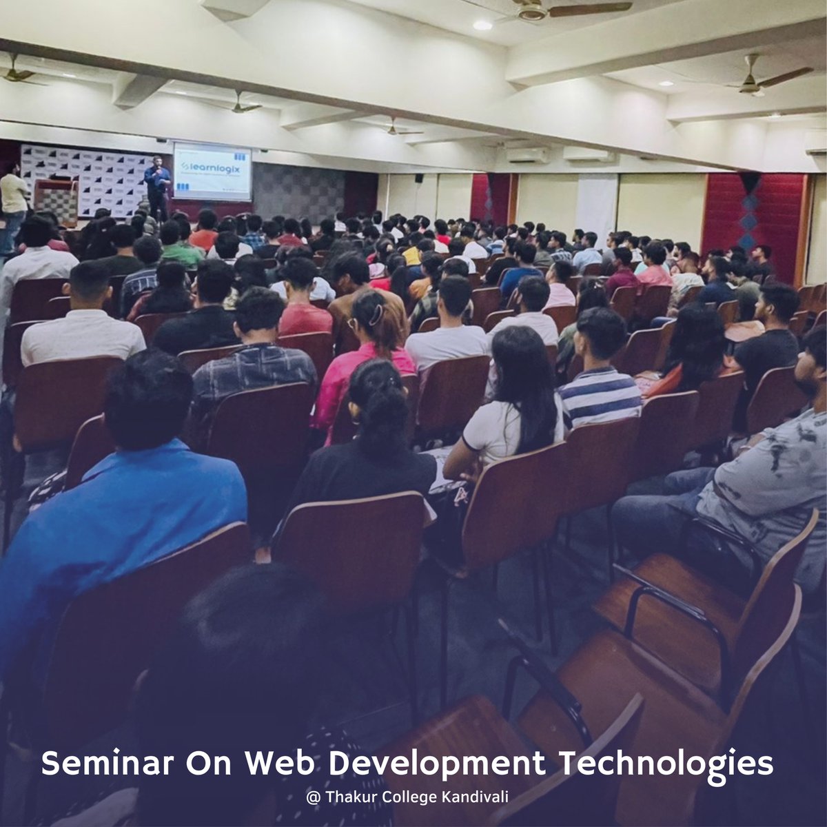 AspireXSkills's tweet image. Check out these awesome shots from our recent web development technologies seminar held at Thakur College of Science & Commerce. Both the sessions we had with them was great and we look forward to connect with them very soon💻🎉
#webdevelopmentworkshop #CodingMagic