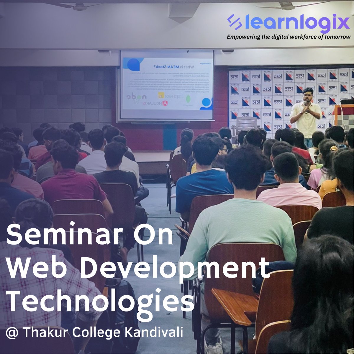 AspireXSkills's tweet image. Check out these awesome shots from our recent web development technologies seminar held at Thakur College of Science & Commerce. Both the sessions we had with them was great and we look forward to connect with them very soon💻🎉
#webdevelopmentworkshop #CodingMagic