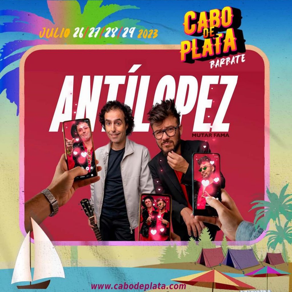 La mejor forma de estimular el crecimiento de un País es regarlo constantemente con música en directo. 🌱 Próximas irrigaciones: 
27/7 Villanueva de los Castillejos (Huelva) 
29/7 <a href="/cabodeplatafest/">Cabo de Plata</a> (Barbate) 🎟️cabodeplata.com/entradas/