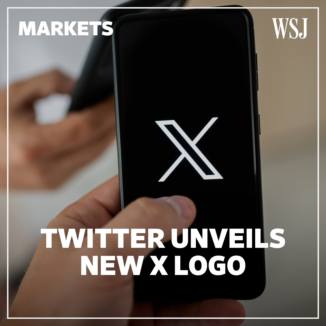 The Wall Street Journal on Twitter "Twitter owner Elon Musk unveiled a new X logo for the
