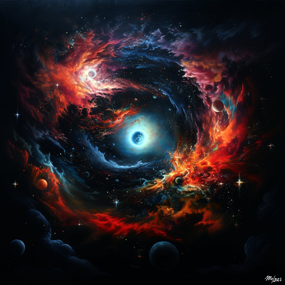 🥳Today, I am in NFTs for TWO years💃💫
♥️Hoooray♥️

What a rough (but enjoyable) ride it has been so far,
and I want to thank you🫵, my lovely NFT friends, collectors, and kind people for making all this special!

Thank YOU + lots of love, Monika💕

new on FND: "Astra Nova" 1/1