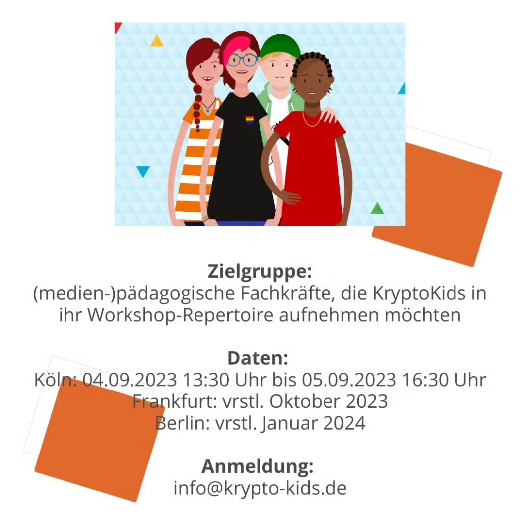 Fachstelle für Jugendmedienkultur NRW (@fjmknrw) on Twitter photo Die <a href="/kids_krypto/">KryptoKids</a> erleben ihr neuestes Abenteuer und nehmen euch mit! 🚀
Mehr dazu findet ihr auf unserer Homepage: fjmk.de/news/kostenfre… Die <a href="/kids_krypto/">KryptoKids</a> erleben ihr neuestes Abenteuer und nehmen euch mit! 🚀
Mehr dazu findet ihr auf unserer Homepage: fjmk.de/news/kostenfre…