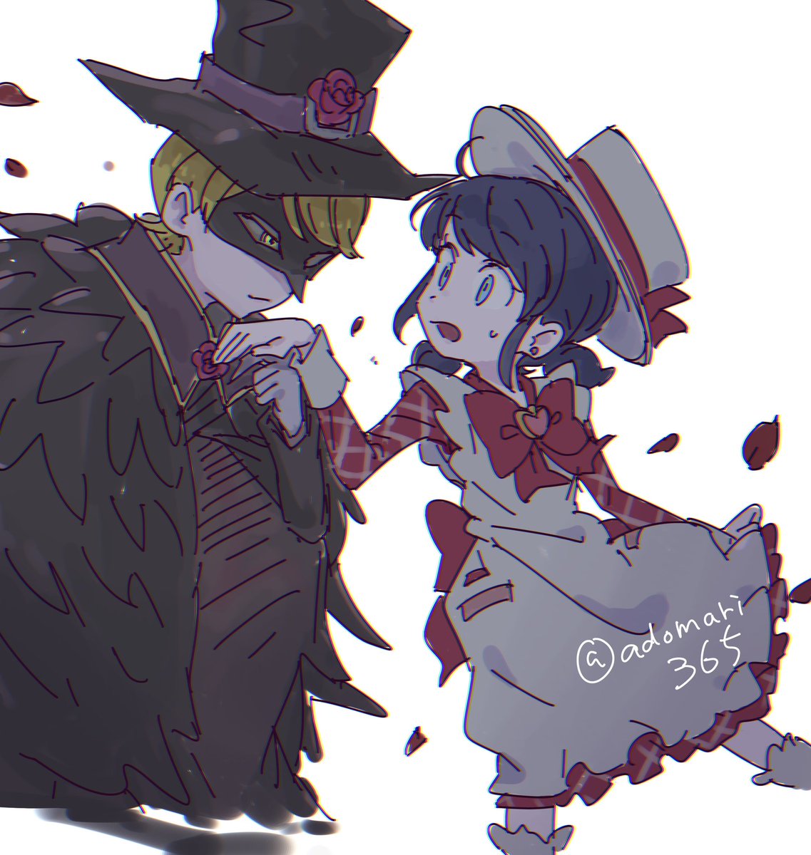 下書き段階まではナージャだったんです…🤔フェリマリはいいぞ！　#フェリマリ祭り