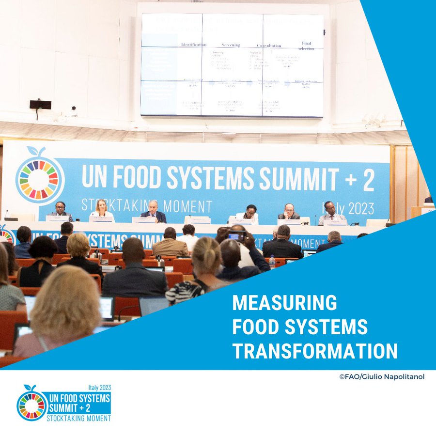 The <a href="/UN/">United Nations</a> <a href="/FoodSystems/">UN Food Systems Coordination Hub</a> Summit +2 Stocktaking Moment opens today ⏰

Secretary-General <a href="/antonioguterres/">António Guterres</a> + world leaders will examine progress on commitments since 2021 - and discuss action to strengthen our #foodsystems. 

📅24 July, 13:30 BST
media.un.org/en/asset/k1m/k… 
#GlobalGoals