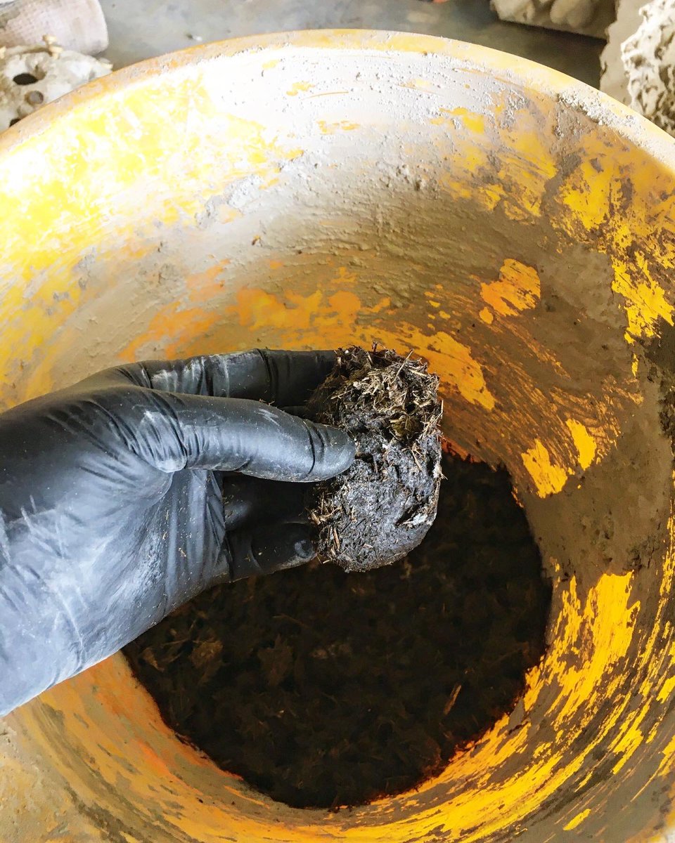 ArtecologyDept's tweet photo. Our first collaboration with The National Poo Museum @PooMuseum. We’re experimenting with horse poo as a bioreceptive fabrication material. 
Our first attempt has turned out to be some sort of poo pot! 💩 😵‍💫🤔🤷‍♂️ https://t.co/HNXcwV0fLM