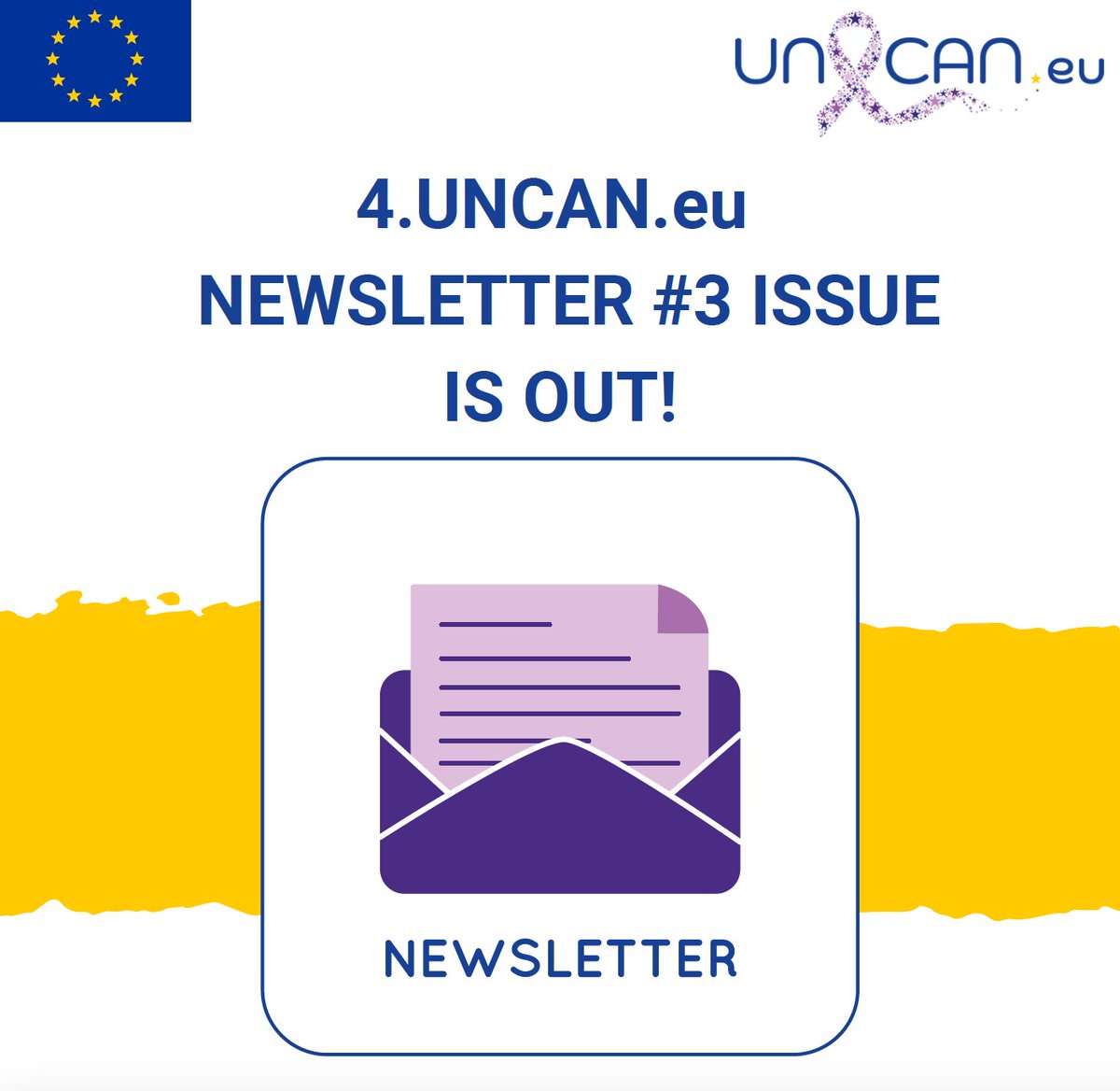 📢Discover the latest updates, events, and relevant news from the UNCAN.eu Project in our 3rd #newsletter! 📰 Stay up-to-date with our mission to advance the UNderstanding of CANcer. You can access it here👉 bit.ly/43xWPU2 #UNCANeu #globalcooperation